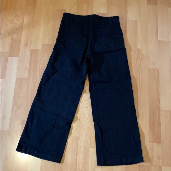 Black flared cropped jeans - Picture 3 of 3